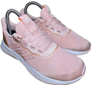 Adidas QT Racer Sport Vapour Pink Womens Running Walking Shoes Size 6 Excellent